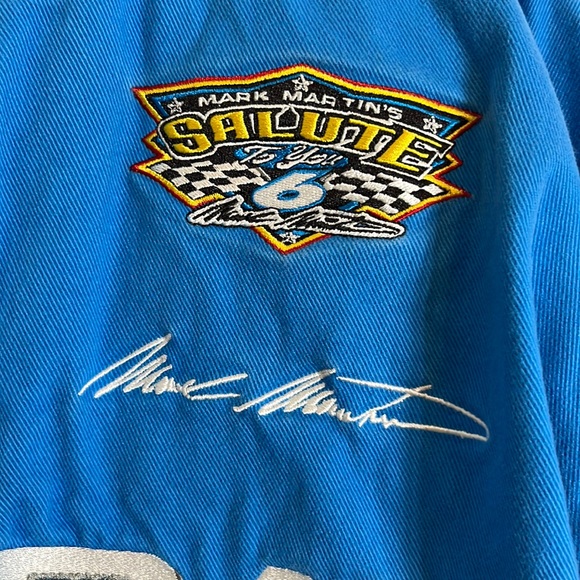 Vintage NASCAR Mark Martin #6 Roush RacingTeam coat Gatorade MacTools Race Core - Picture 7 of 10